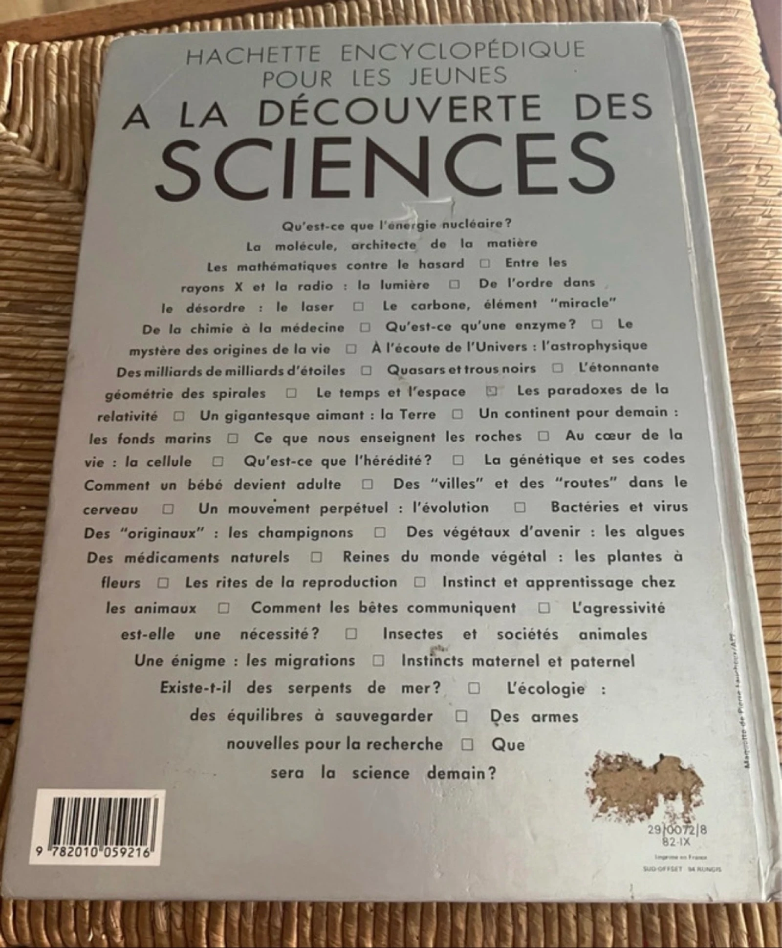 Enciclopedia Hachette el descubrimiento de las ciencias – photo 2